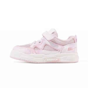 Противоскользящие и дышащие детские кроссовки для скейтбординга WARRIOR, розовый/фиолетовый