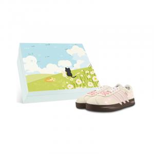 Adidas Кроссовки для скейтбординга VL COURT 2.0 Low Top, унисекс, желто-розовые