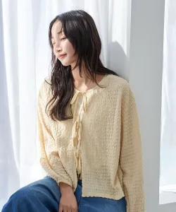 Кардиган с лентой Pocopoco Coen, цвет Cream