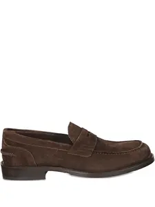 Лоферы из замши Baldinini, коричневый