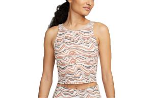 Спортивный жилет женский темно-коричневый Nike