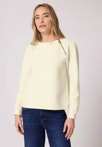 Свитер с застежкой-молнией на рукавах Street One, Beige