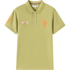 Мужская поло U.S. POLO ASSN., зеленый