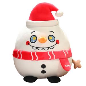 Причудливая рождественская плюшевая кукла оленя-старичка и снеговика высота 20cm/30cm/40cm Fat Fat Dragon