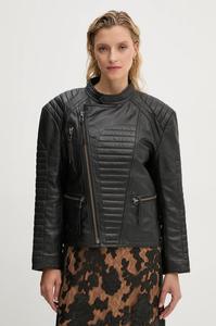 Кожаная куртка-косуха TWEEKIE Munthe, черный