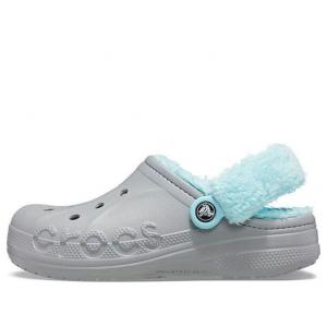 Сандалии Crocs Classic clog Stay Warm Fleece Lined Shoe Unisex Gray Blue