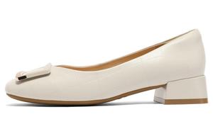 Туфли на платформе с массивным каблуком 3,5 см женские BELLE, экрю