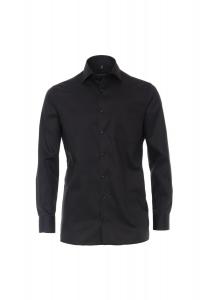 Мужская деловая рубашка, простого и комфортного кроя CASAMODA, черный