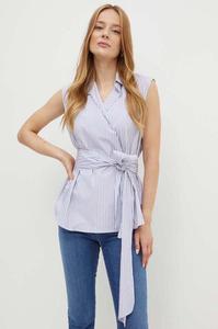 Хлопковая рубашка Weekend Max Mara, белый