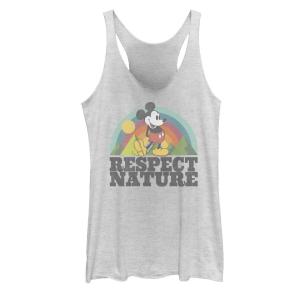 Майка Disney's Mickey & Friends Mickey Mouse Respect Nature Rainbow Racerback Licensed Character