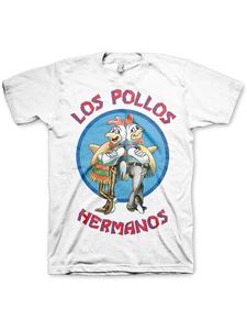 Белая футболка Los Pollos Hermanos Big Tall Breaking Bad