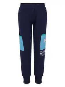 Спортивные брюки в стиле колор-блок Nike Kids, синий
