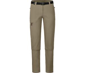 BERGSON Универсальные походные брюки бежевого цвета, легкие в уходе.