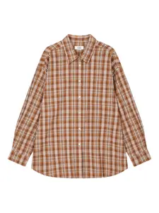 Клетчатая рубашка с карманом Tomboy, оранжевый