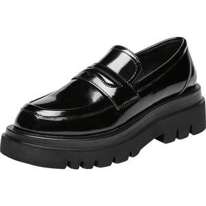 RED DRAGONFLY Лоферы женские 5,5 см, черные