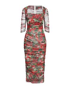 Платье миди Dolce&Gabbana, красный