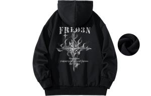 FREO3N Толстовка унисекс, Светло-серый (на флисовой подкладке)