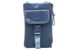 Levis Левис Полиэстеровая наплечная сумка через плечо обычная мужская однотонная синяя
