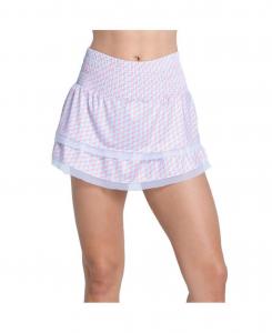Женская теннисная юбка с высокой талией и стильным дизайном, длина 13,5 дюймов Lucky In Love, Bahama