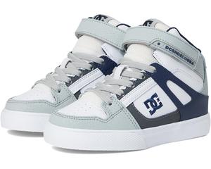 Кроссовки DC Kids Pure High-Top EV, цвет Grey/Blue/White