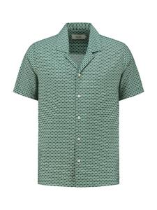 Рубашка на пуговицах классического кроя Shiwi, цвет Jade/Dark green