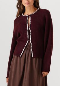 Кардиган Notre-V Cardigan, Wine/Bordeaux