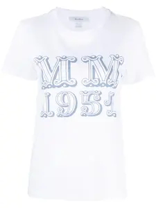 Футболка с логотипом MAX MARA, белый