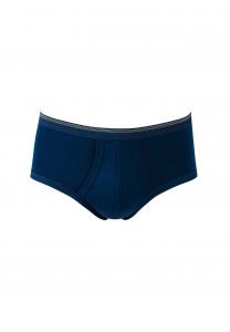 Мужские трусы с ширинкой и эластичным поясом из крученого хлопка CALIDA, цвет Admiral