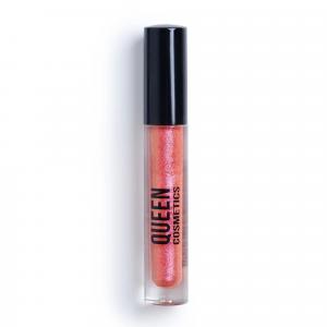 Блеск для губ Diamond Shimmer High Shine Queen Cosmetics, Runway (Coral pink gloss with diamond shimmer that flashes gold and rose in the light.)