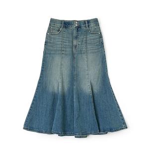 Lee Джинсовая длинная юбка Light Blue