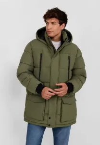 Теплая утепленная зимняя куртка с капюшоном Respect, Khaki