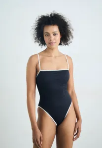 Цельный купальник с квадратным вырезом для пляжа Seafolly, Black