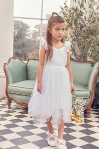 Платье подружки невесты из тюля Next, белый