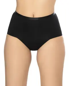 Черные высокие трусики Felina, чёрный