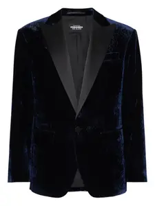 Бархатный пиджак DSQUARED2, синий
