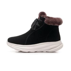 Короткие зимние ботинки женские Golofi, Black 14559R