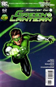 Brightest Day Green Lantern #62 Variant Cover (DC)