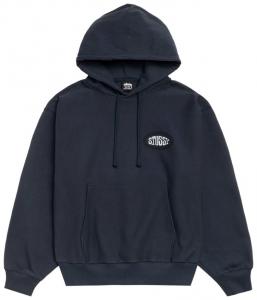 Толстовка Stussy Tile Oval Hoodie, темно-синяя