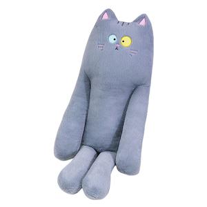 Мягкая игрушка котенок, спящий на боку, 80см/100см/130см FANNIKEER