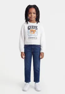 Детская спортивная толстовка средней длины Guess, Pure White