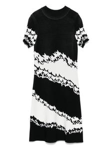 Платье миди с принтом MARCCAIN, черный