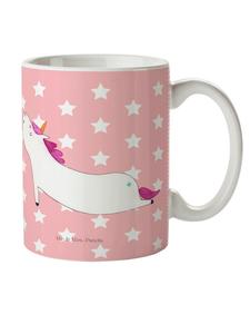 Детская кружка Йога единорога без слов в пастельно-красном цвете Mr. & Mrs. Panda