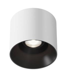 Потолочный светильник Maytoni Decorative Lighting Alfa LED, черный - белый - алюминий - 7 x 11 x 7 см