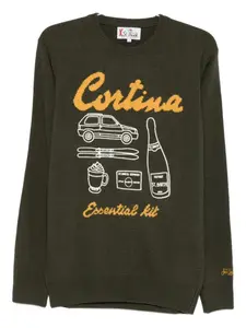 Свитер Heron Mc2 Saint Barth, зеленый