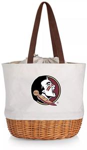 Сумка-корзина из парусины и ивы Picnic Time штата Флорида Seminoles