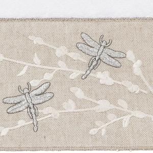 Linum Текстиль для дома Турецкий хлопок Braelyn Украшенное полотенце для рук, бежевый