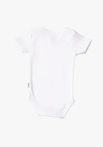 Боди Liliput с короткими рукавами "Little Sister" и кнопками в промежности, белый