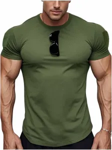 Мужская футболка для тренировок Casual, дышащая, с коротким рукавом