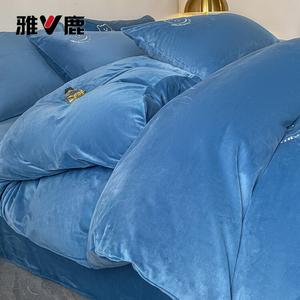 Yalu Пододеяльник 150х200 см, вельвет двойной, цвет Double-Sided Velvet - Bear - Baolan