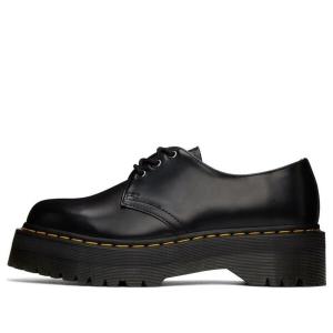 Кроссовки 1461 smooth leather platform 'black' Dr. Martens, черный